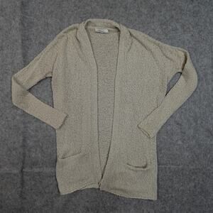 Talula Sweater Womens Extra Small Cardigan Lennox Aritzia Knit Slub Beige Tunic